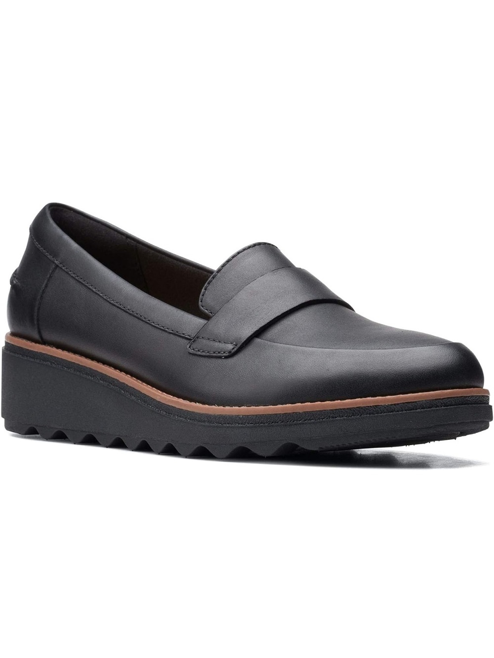 Women’s CLARKs~Sharon Gracie Black Loafer~Size 9 Wide